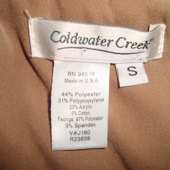 Coldwater Creek Tapestry Vest Button Front Size S - Picture 5 of 5